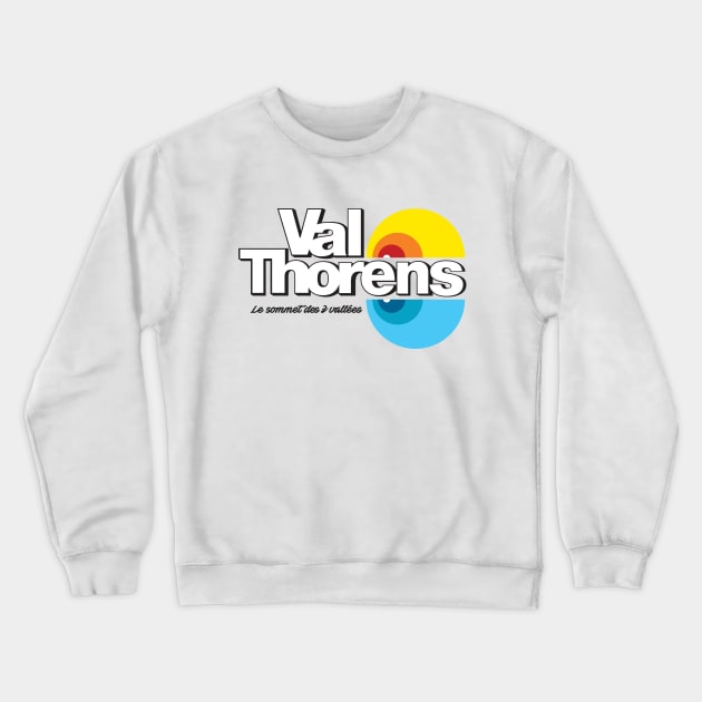 Vintage 1970's Val Thorens ski resort logo Crewneck Sweatshirt by retropetrol